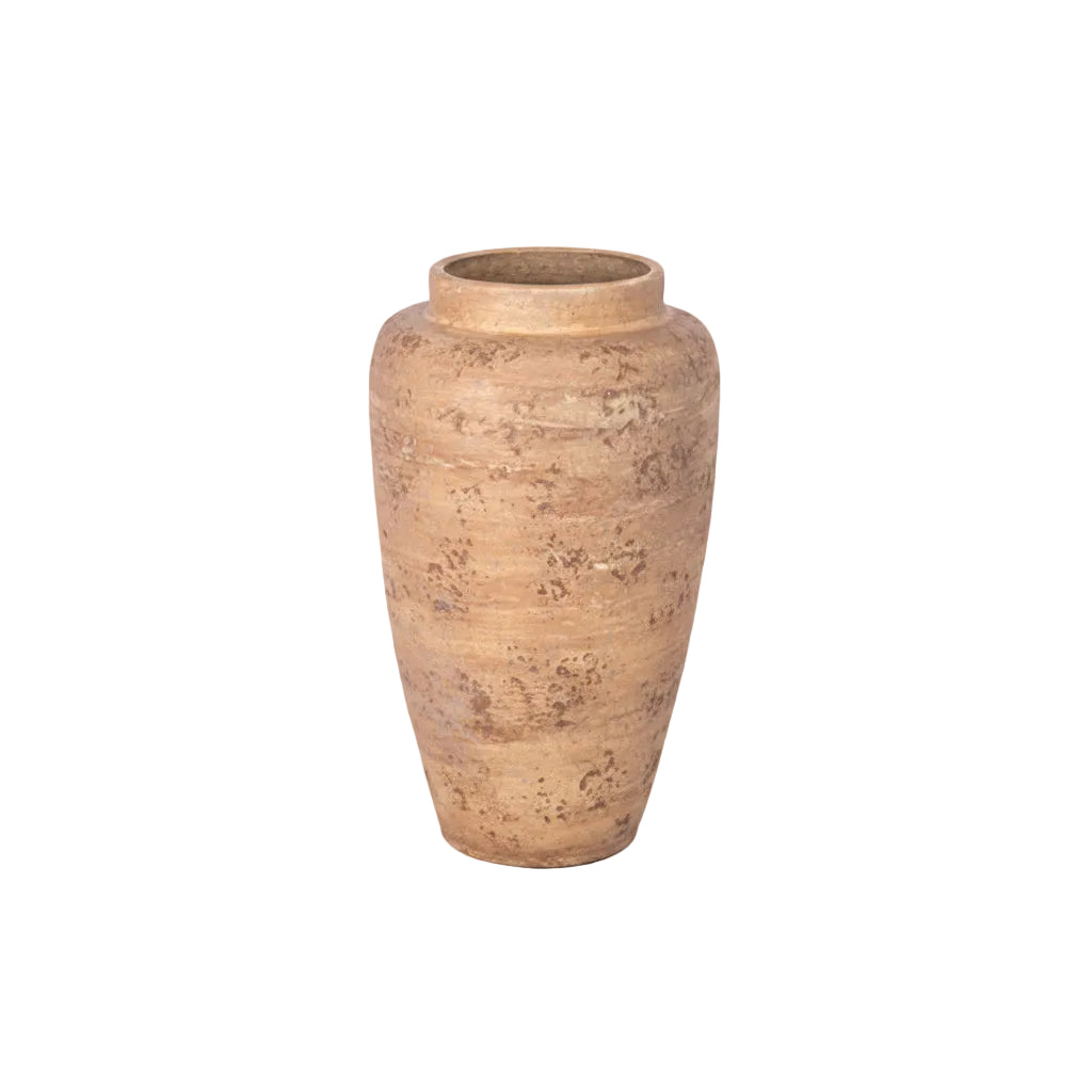 Nithya Handcrafted Cylindrical Textured Vase