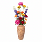 Chanda Tall Handcrafted Cylindrical Textured Vase