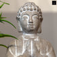 Eliana Cement Meditating Buddha Figurine with Candle Holder