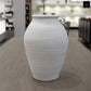 Larisa Ovoid Pebble-Textured Ceramic Vase
