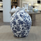 Vlada Chinoiserie Ginger Jar Style Ceramic Vase