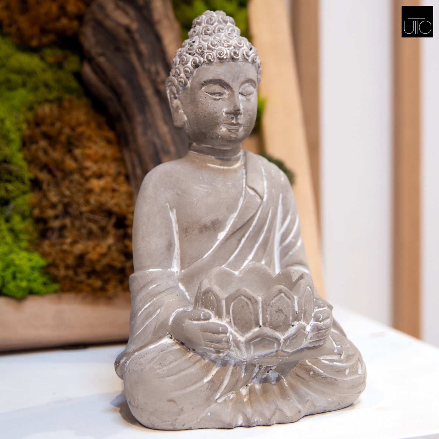 Umari Buddha with Basin Figurine