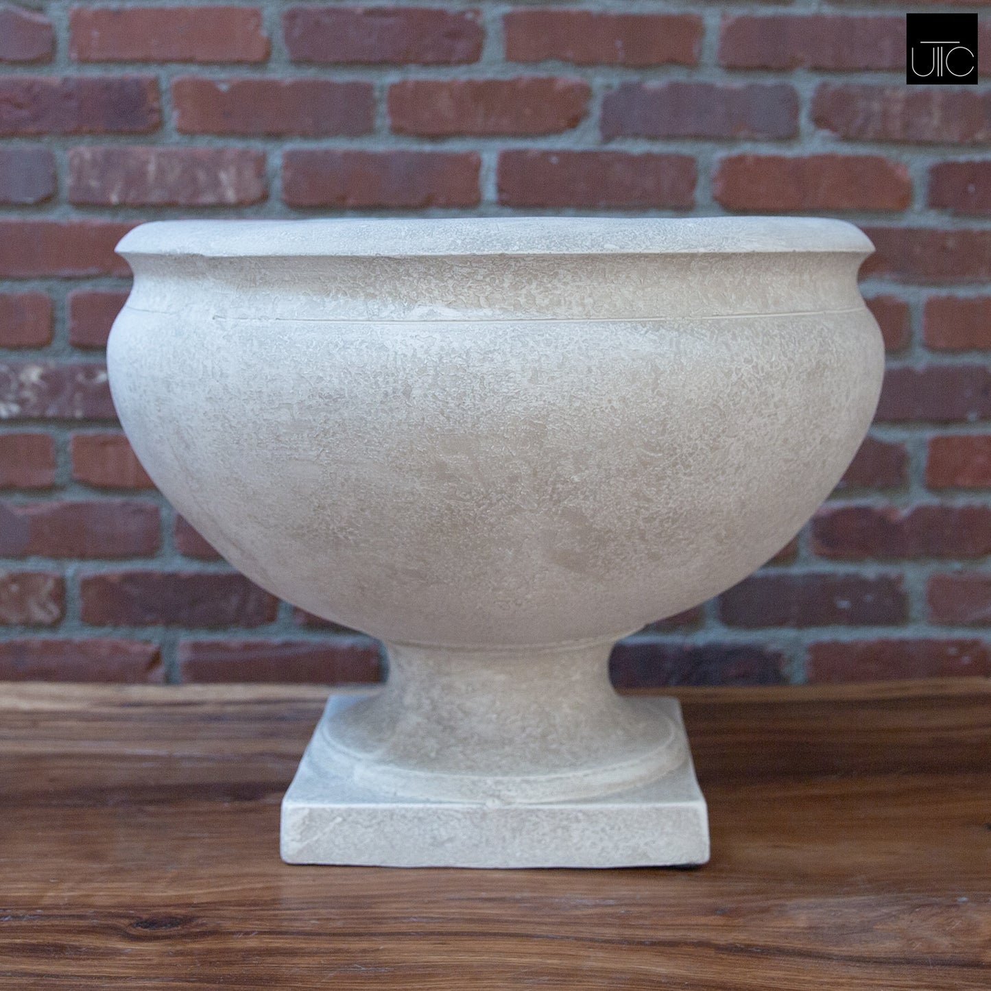 Nixie Classical Urn Bowl Planter with Pedestal Base