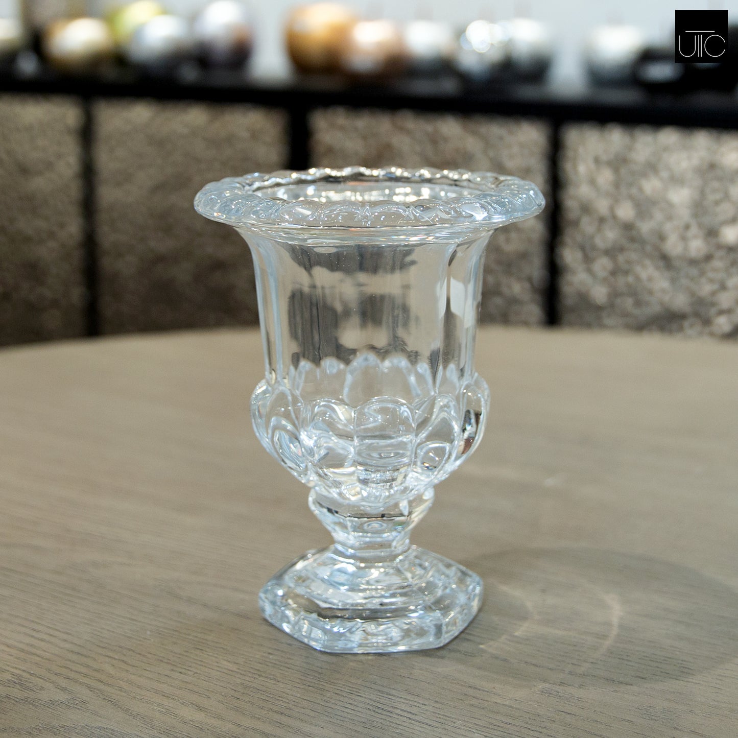 Femi Machine-Made Glass Urn Vase