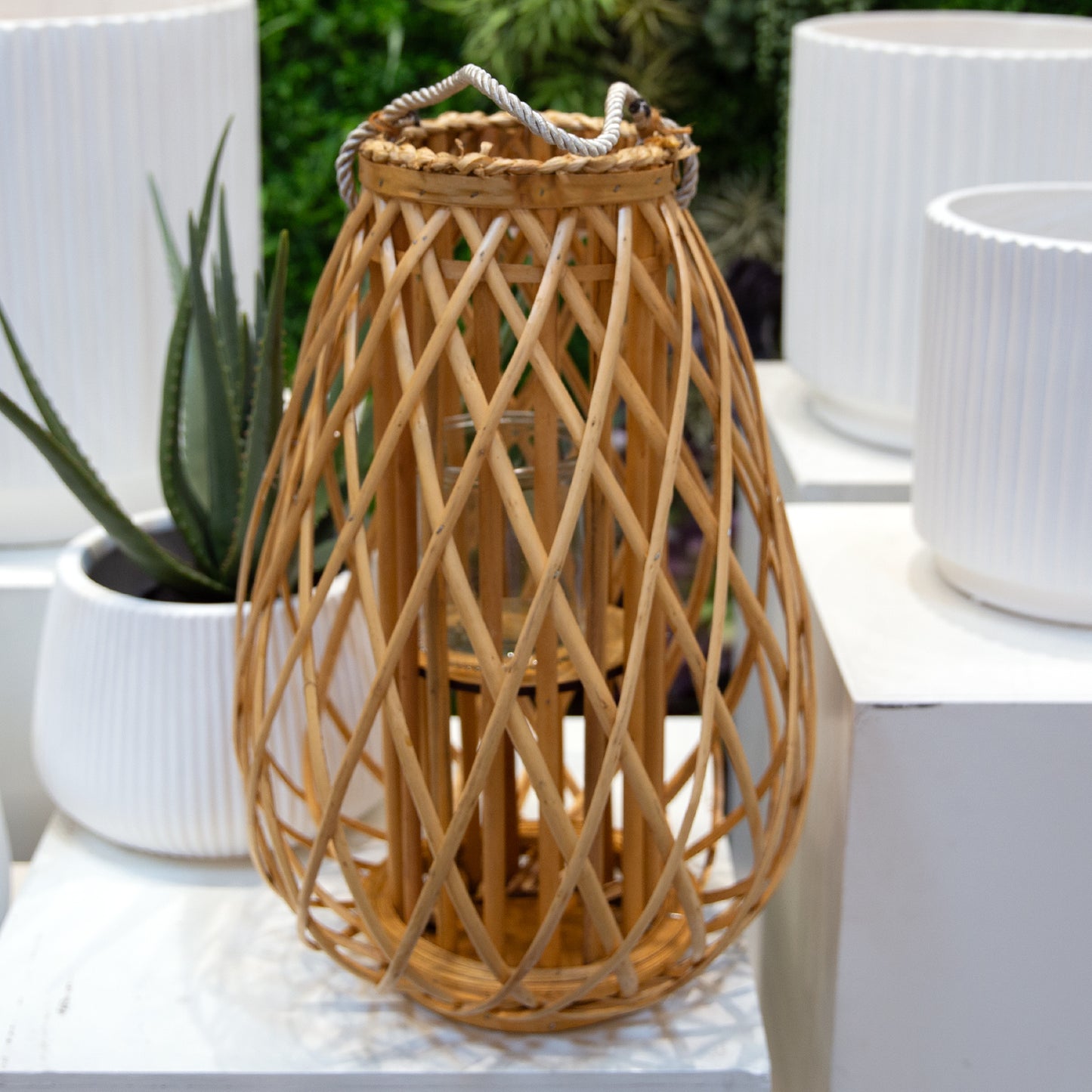 Rhelan Bellied Bamboo Lantern