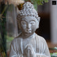 Imani Cement Praying Buddha Figurine
