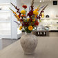 Lilya Weathered Ovoid Cement Vase
