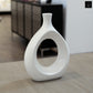 Nelya Sculptural Donut Ceramic Vase