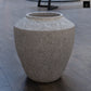 Kora Handcrafted Tapered Urn-Style Ceramic Floor Vase