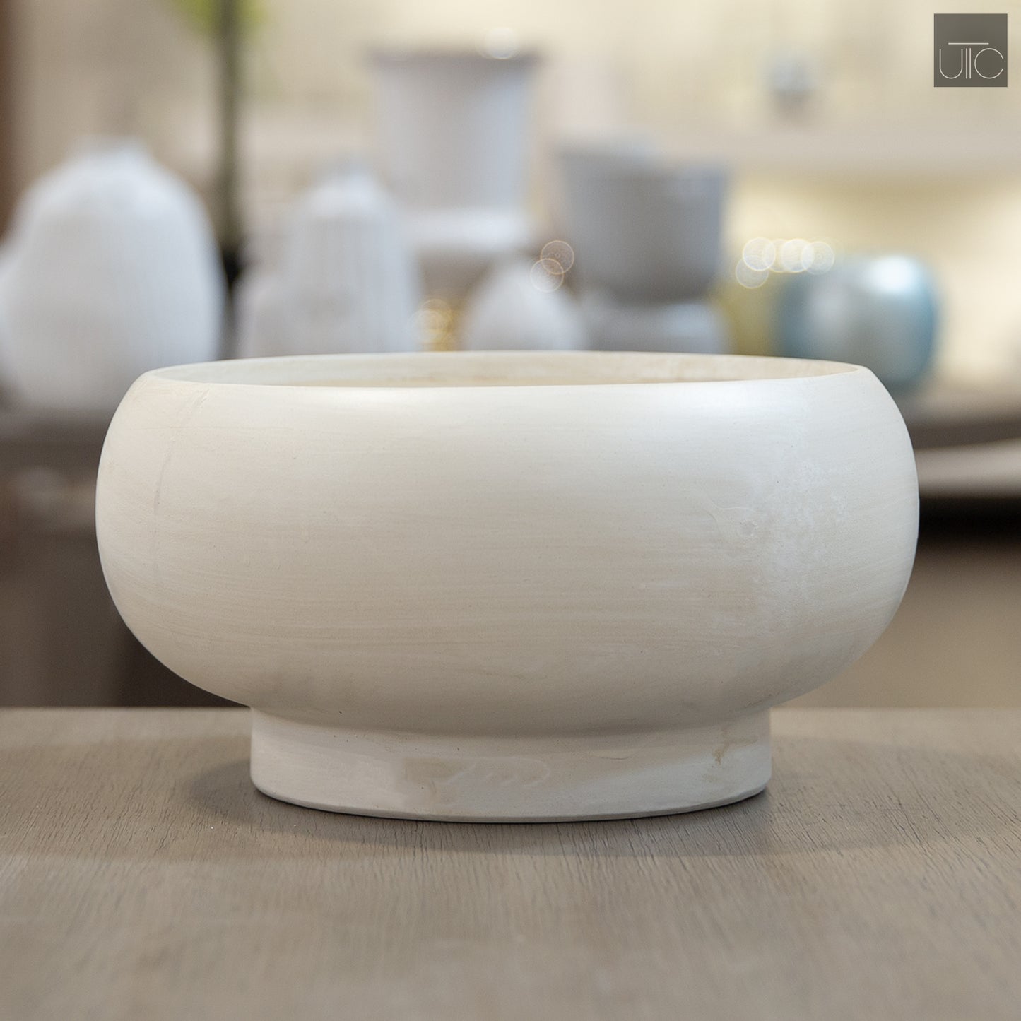 Raz Mushroom Compote Terracotta Planter