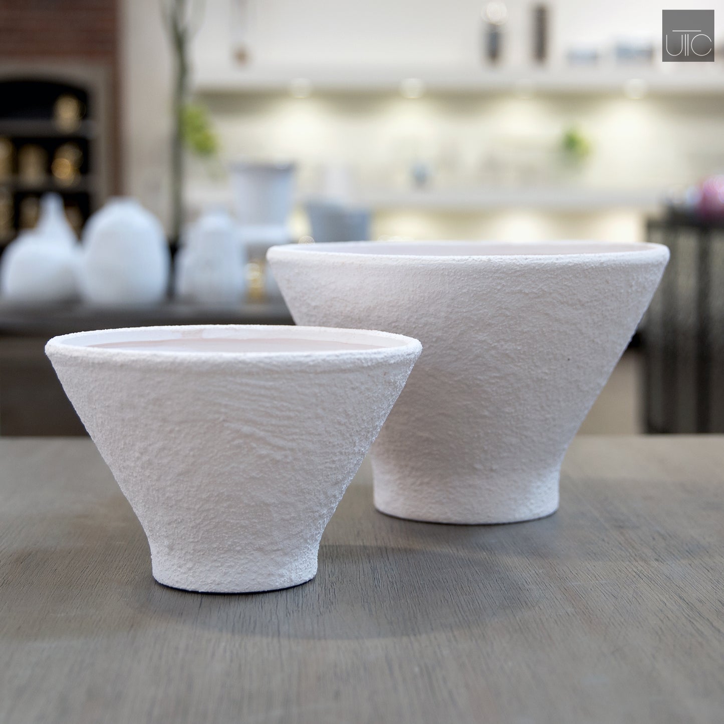 Sina Flared Cone Planter Set (Set of 2)