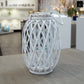 Yuli Bamboo Lantern with Rope Handle and Glass Candle Holder Insert