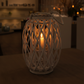 Yuli Bamboo Lantern with Rope Handle and Glass Candle Holder Insert