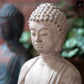 Serava Cement Meditating Buddha Figurine
