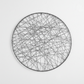 Cali Abstract Line Metal Round Wall Art