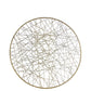 Metal Wall Art Metallic Finish