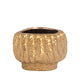 Bella Stoneware Gold Pot