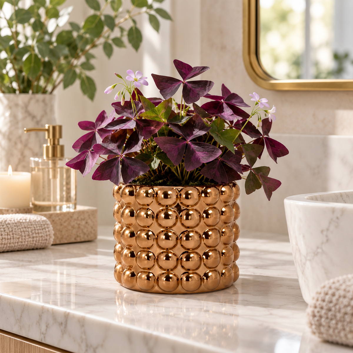 Valera Bronze Stoneware Planter