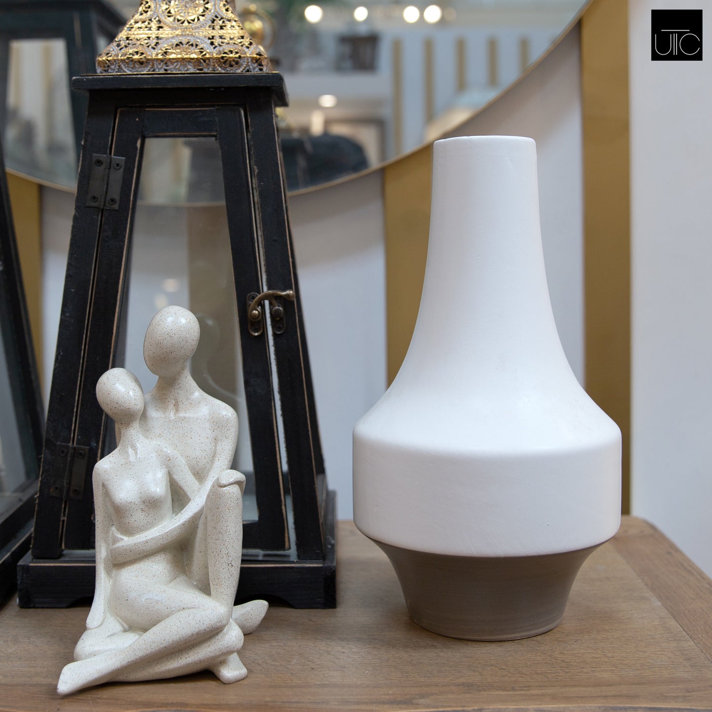 Delric Long Neck Ceramic Vase