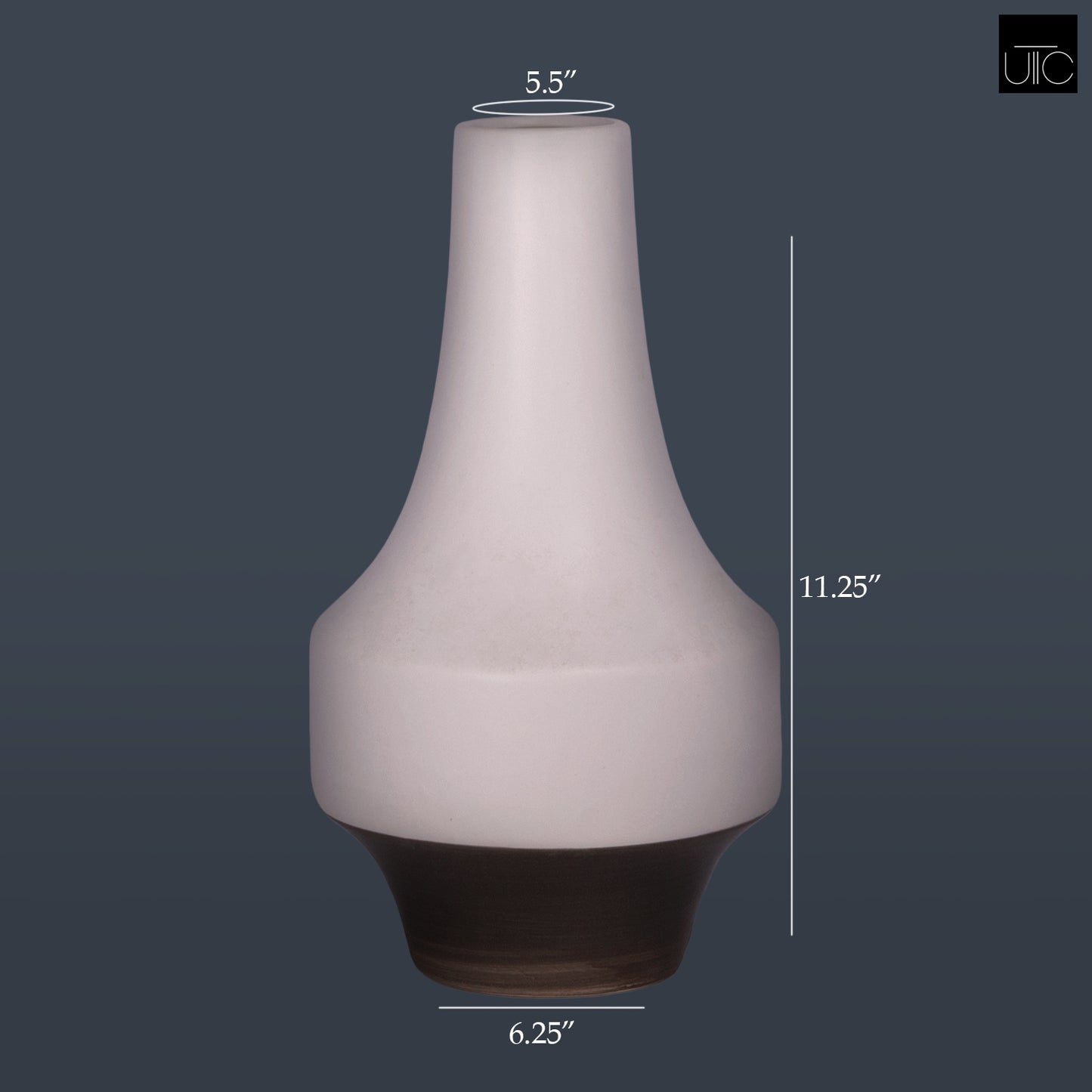 Delric Long Neck Ceramic Vase