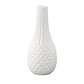 Katlynne Ceramic Engraved White Vases