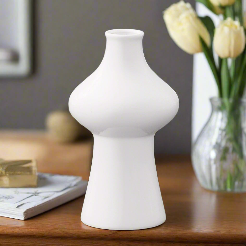 Sylric Bellied Ceramic Vase
