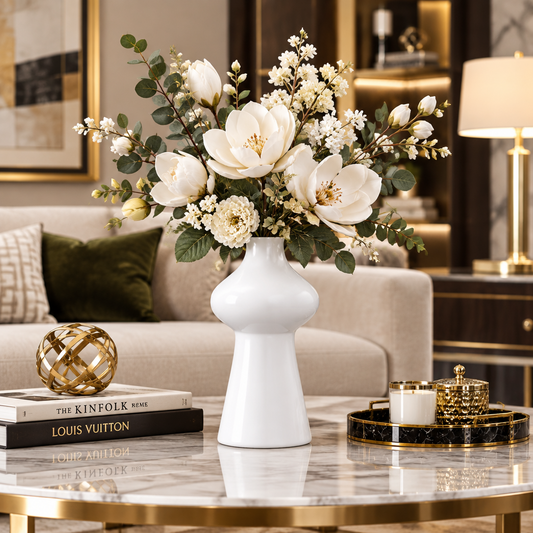 Sylric Bellied Ceramic Vase