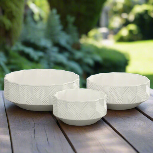 Liora Ceramic Round Pot (Set of 3)