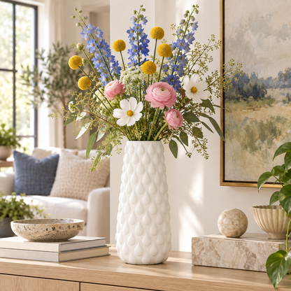 Nicolette Ceramic Round Vase