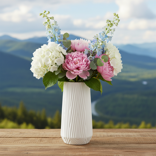 Eriana Ceramic Round Cylinder Vase