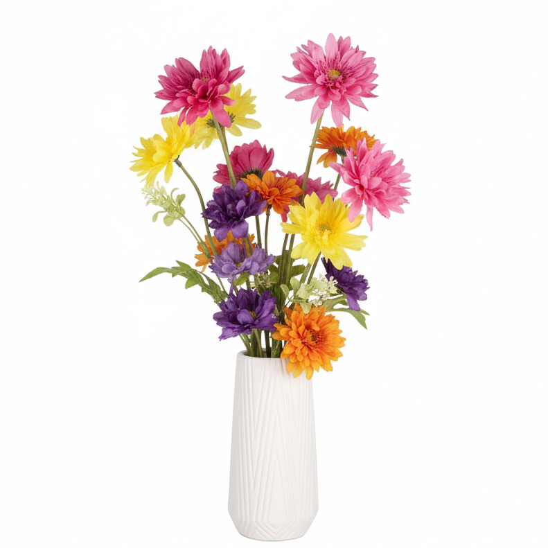 Eriana Ceramic Round Cylinder Vase