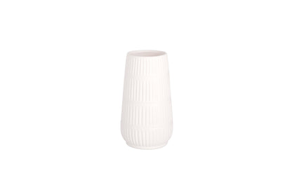 Ceramic Round Cylinder Vase Matte Finish