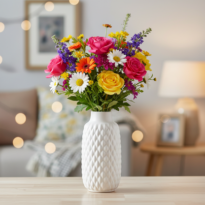 Melanie Ceramic Decorative Bottle Vase
