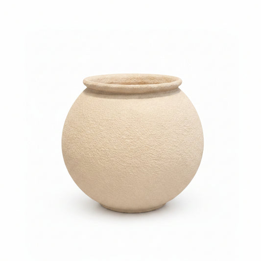 Molly Rolled-Rim Ceramic Vase