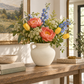 Yona Bellied Ceramic Vase with Single Loop Handle