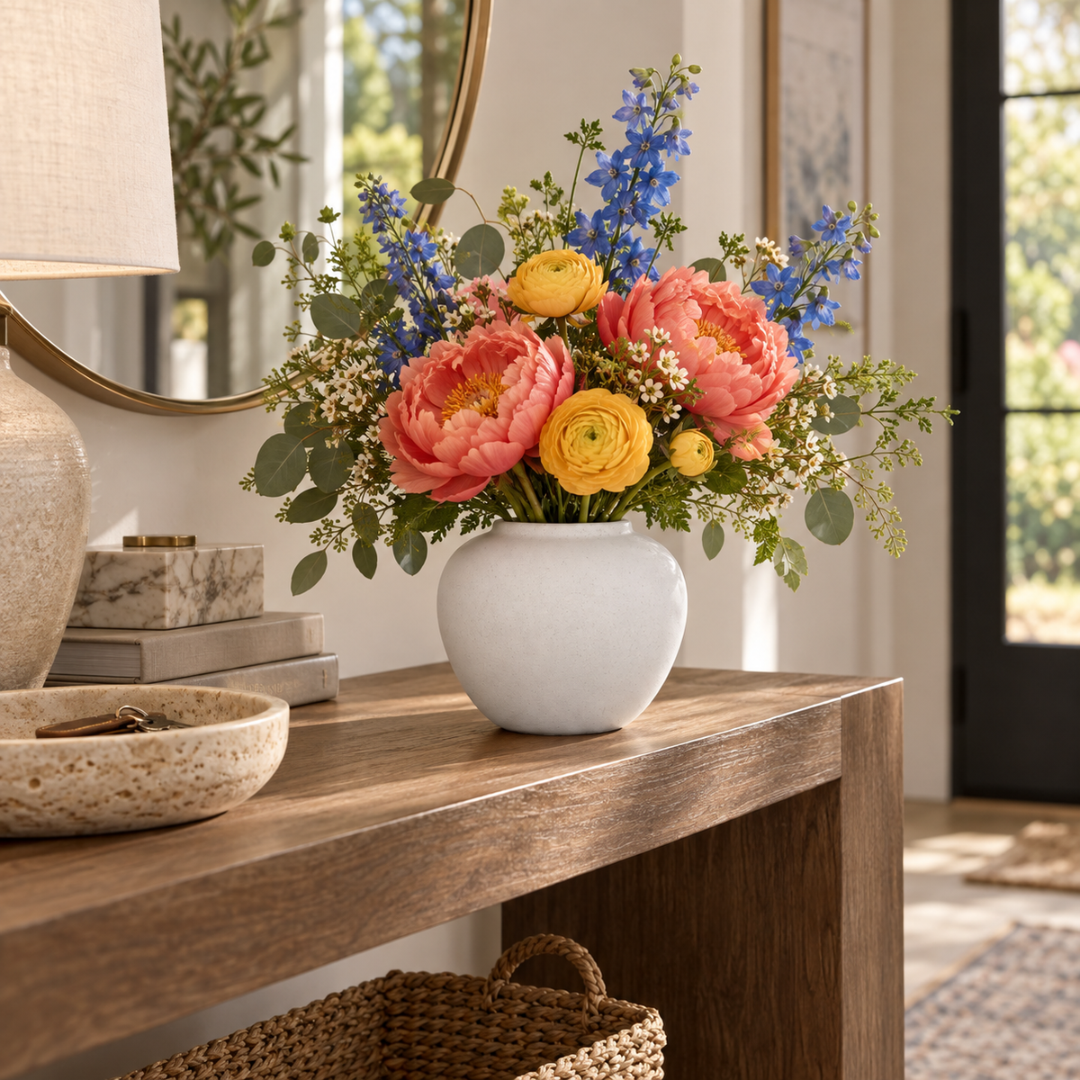Kaylani Bulbous Ceramic Vase