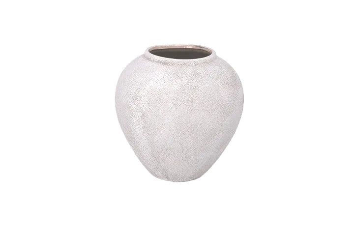 Adva Ceramic Rounded Matte Textured Vase
