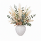 Adva Ceramic Rounded Matte Textured Vase