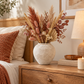 Adva Ceramic Rounded Matte Textured Vase