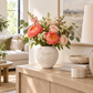 Adva Ceramic Rounded Matte Textured Vase