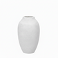 Laci Tall Ovoid Ceramic Vase with Textured Striations