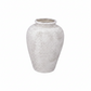 Dusti Ceramic Textured Vase with Rounded Body & Tapered Neck