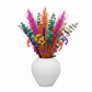 Adva Ceramic Rounded Matte Textured Vase