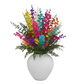 Adva Ceramic Rounded Matte Textured Vase