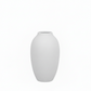 Laci Tall Ovoid Ceramic Vase with Textured Striations