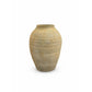 Terracotta Handcrafted Ovoid Vase Light Brown