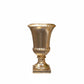Quincy Fluted-Pedestal Fiberglass Urn - Small