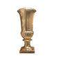 Quincy Fluted-Pedestal Fiberglass Urn - Large