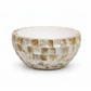 Eudora Opalescent-Tiled Fiberglass Bowl Planter