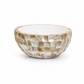 Eudora Opalescent-Tiled Fiberglass Bowl Planter